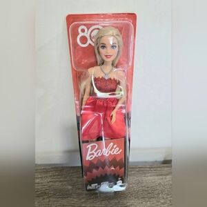 Barbie 80th Anniversary: Barbie w/Ruby Red Dress 11" Doll 2024, Mattel